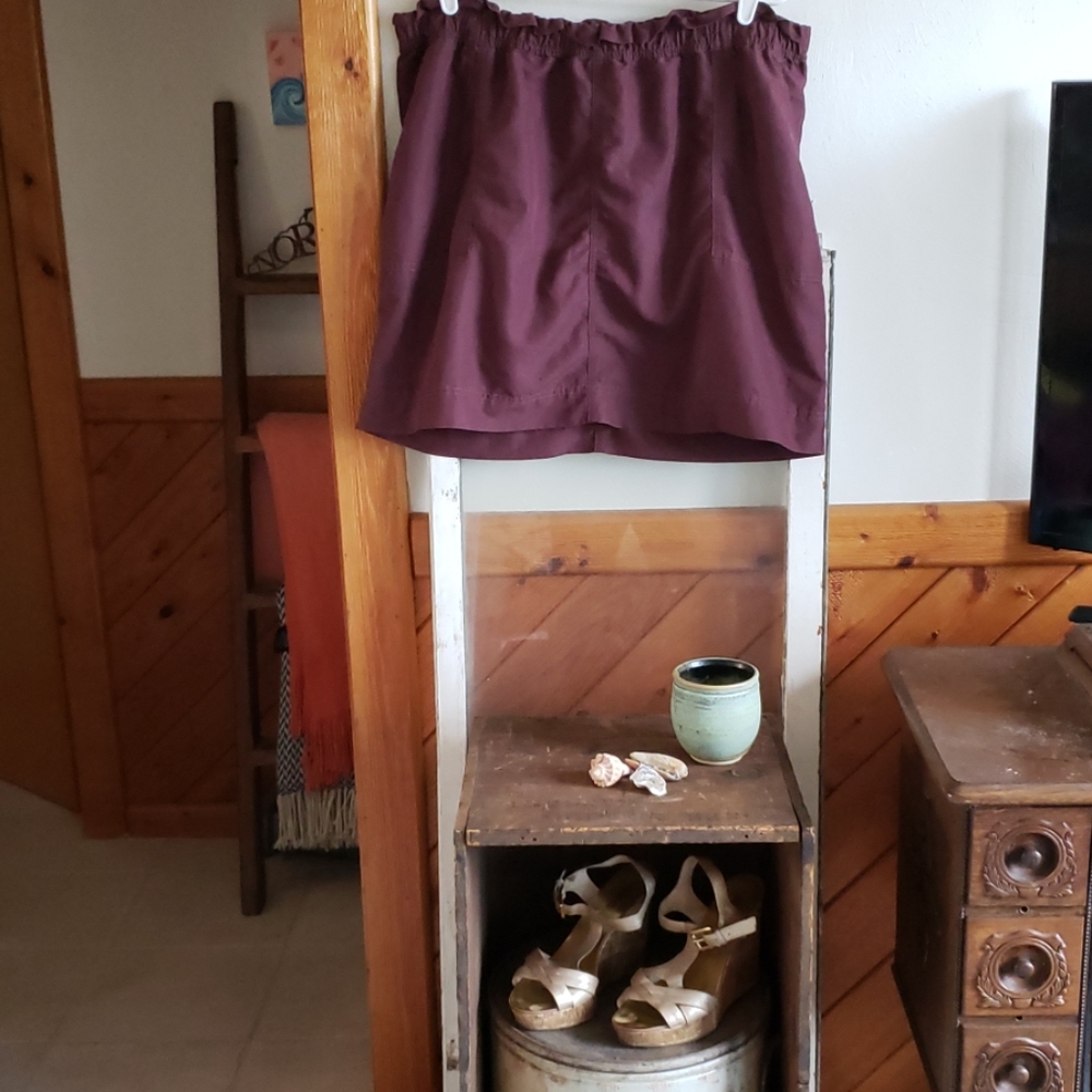Paper Bag Elastic Skirt